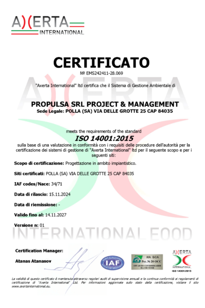 Certificate BG 14001_PROPULSA_IT