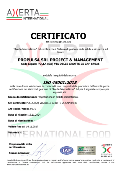 Certificate BG 45001_PROPULSA_IT_signed