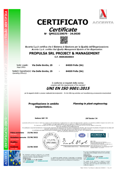 Mod. PO07a1 - CC ISO9001 - ALTRIIAF - Rev. 14